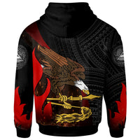 American Samoa Hoodie Polynesian Eagle Fire - Polynesian Pride
