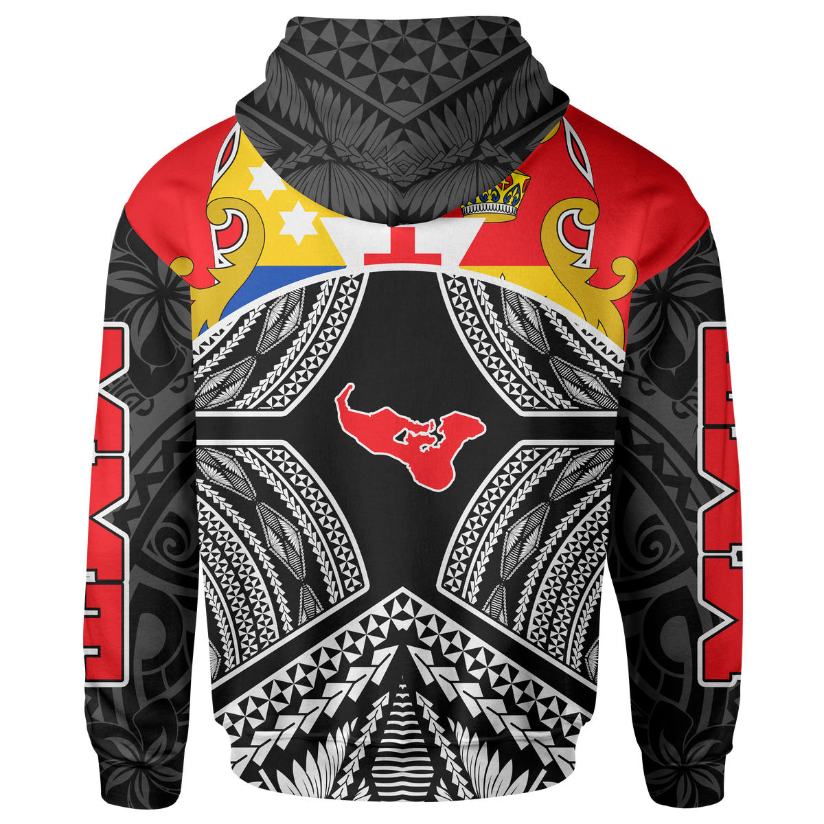 Tonga Polynesian Hoodie MMT Space Style - Polynesian Pride