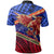 American Samoa Polynesian Polo Shirt Eagle Tattoo Pattern - Polynesian Pride