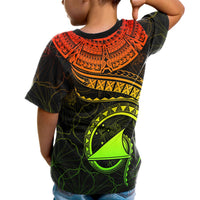 Tokelau Polynesian Custom T Shirt Tokelau Waves (Reggae) - Polynesian Pride