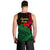 Vanuatu Espiritu Santo Men Tank Top - Kava With Hibiscus - LT12 - Polynesian Pride