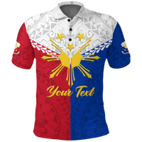 Custom The Philippines Legend Polo Shirt LT12 Unisex Red - Polynesian Pride