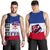 Hawaii Flag Polynesian Men's Tank Top White - Polynesian Pride