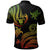 Niue Custom Polo Shirt Polynesian Turtle With Pattern Reggae - Polynesian Pride