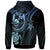 Tonga Custom Hoodie Blue Turtle - Polynesian Pride