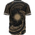 Marshall Islands Polynesian Baseball Shirt - Gold Tribal Wave - Polynesian Pride