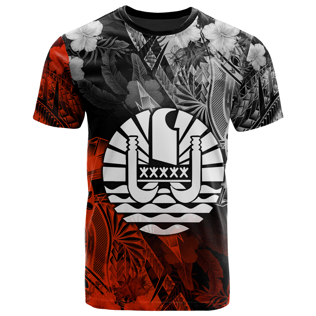 Tahiti Polynesian T Shirt Vintage Polynesian Turtle Unisex Black - Polynesian Pride