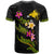 Papua New Guinea Polynesian T Shirt Plumeria Tribal - Polynesian Pride