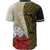 Marshall Islands Polynesian Baseball Shirt - Coat Of Arm With Hibiscus Gold - Polynesian Pride