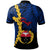 Papua New Guinea Gulf Province Polynesian Polo Shirt Tribal Wave Tattoo - Polynesian Pride