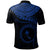 Chuuk Polynesian Custom Polo Shirt Truk Waves (Blue) - Polynesian Pride