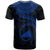 Tokelau Polynesian Custom T Shirt Tokelau Waves (Blue) - Polynesian Pride