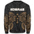 Kosrae Polynesian Custom Personalised Sweater - Spirit Style Gold - Polynesian Pride