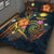 Marshall Islands Polynesian Quilt Bed Set - Legend of Marshall Islands (Blue) - Polynesian Pride