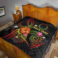 Cook Islands Polynesian Personalised Premium Quilt - Legend of Cook Islands (Reggae) - Polynesian Pride