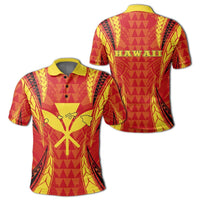 Kanaka Mauna Kea Polynesian Polo Shirt Valeria Style Unisex White - Polynesian Pride