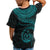 Vanuatu Polynesian Custom T Shirt Vanuatuan Waves (Turquoise) - Polynesian Pride