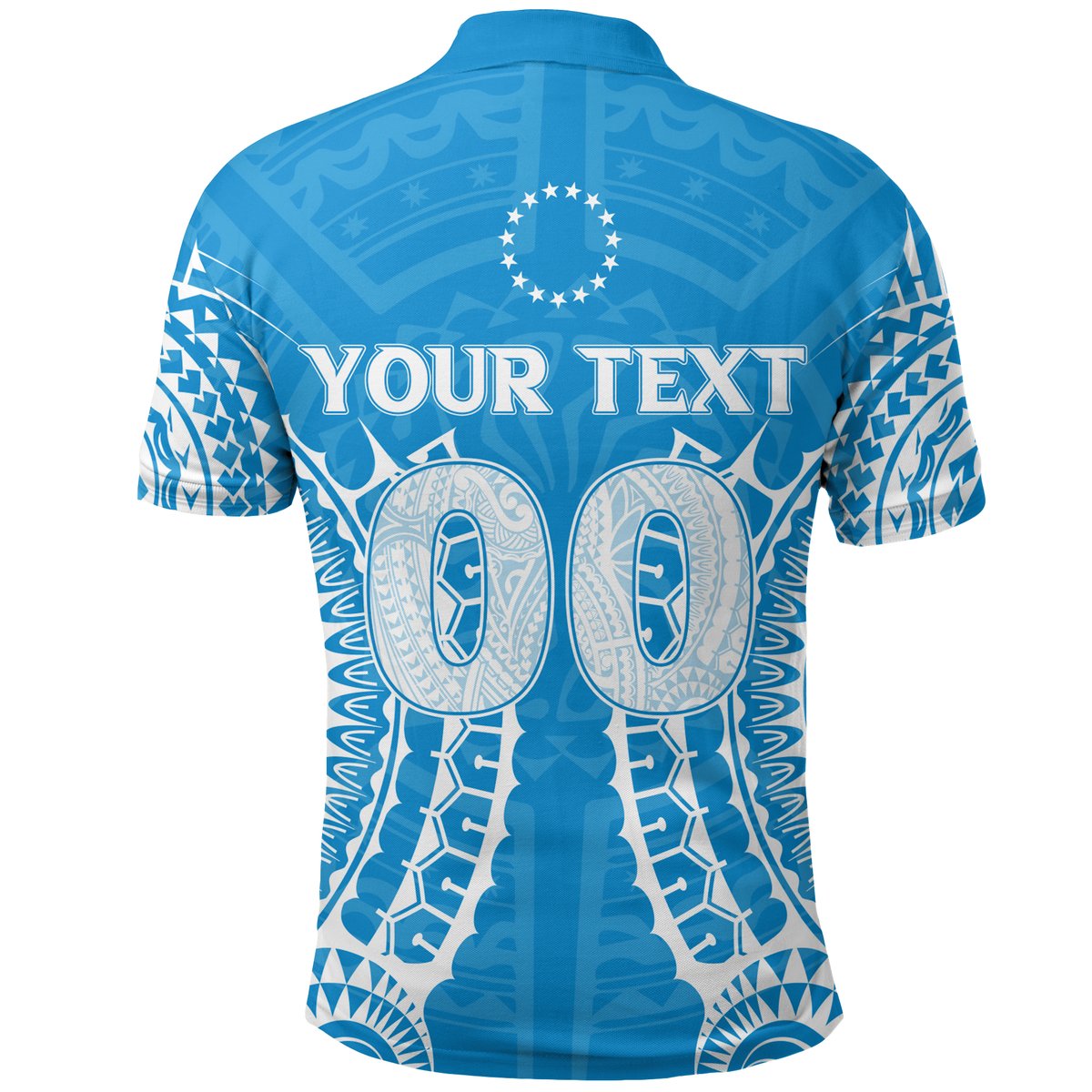 Custom Cook Islands Tongareva Polo Shirt Tribal Pattern LT12 - Polynesian Pride