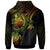 New Caledonia Custom Hoodie Reggae Turtle - Polynesian Pride