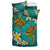 Cook Islands Polynesian Bedding Set - Manta Ray Ocean - Polynesian Pride