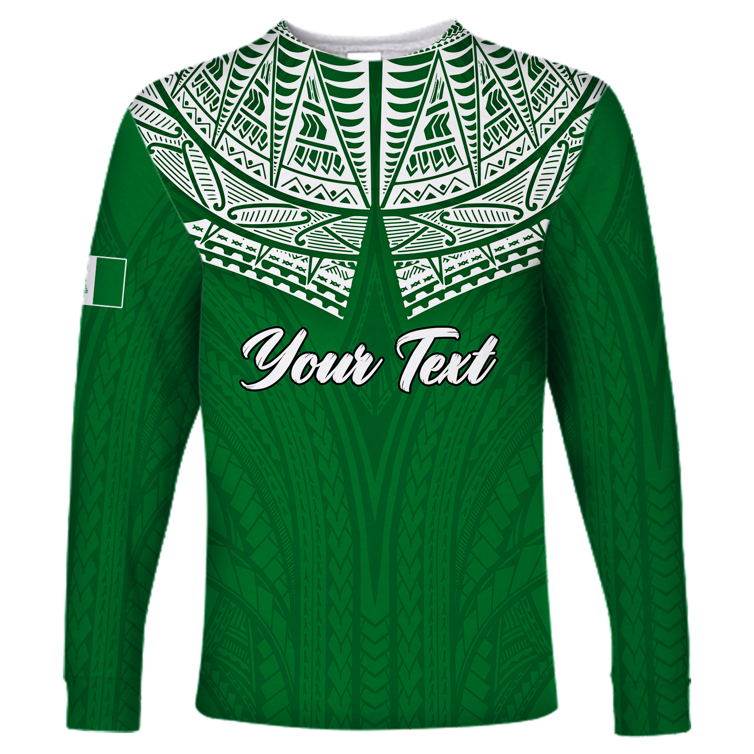 Norfolk Islands Pine Tree Long Sleeve Shirt - LT12 Unisex Green - Polynesian Pride