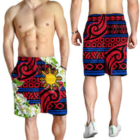 Philippines Men's Short - Jasmine Flower Style - Polynesian Pride