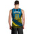 Tuvalu Men Tank Top 44th Independence Anniversary - Tribal Pattern - LT12 - Polynesian Pride