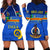 (Custom Personalised) Tafea Province Hoodie Dress Vanuatu Proud LT13 Blue - Polynesian Pride