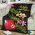 Wallis and Futuna Polynesian Blanket - Plumeria Tribal - Polynesian Pride