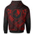 Yap Polynesian Zip up Hoodie Yap Red Seal Camisole Hibiscus Style - Polynesian Pride