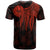 Tahiti Custom T Shirt Polynesian Wings (Red) - Polynesian Pride