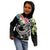 Tonga Polynesian Zip up Hoodie Summer Plumeria (Black) - Polynesian Pride