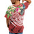 Tahiti Polynesian T Shirt Summer Plumeria (Red) - Polynesian Pride