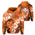 Hawaii Hoodie Orange Lanai Hawaiian Zip Hoodie Unisex Orange - Polynesian Pride