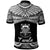 Tuvalu Custom Polo Shirt Polynesian Tattoo White Version - Polynesian Pride