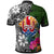 Tahiti Polo Shirt Turtle Plumeria Banana Leaf - Polynesian Pride