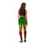 Polynesian Leggings - Reggae Hibiscus Patterns - Polynesian Pride