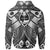 Guam Polynesian Hoodie Guam White Seal with Polynesian Tattoo Ver 01 - Polynesian Pride