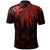 Polynesian Hawaii Kanaka Maoli Polo Shirt Polynesian Wings (Red) - Polynesian Pride