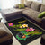 Pohnpei Polynesian Area Rug - Plumeria Tribal - Polynesian Pride