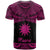 Nauru Polynesian Custom T Shirt Nauru Pride Pink Version - Polynesian Pride