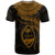 Guam Polynesian Custom T Shirt Guam Waves (Golden) - Polynesian Pride