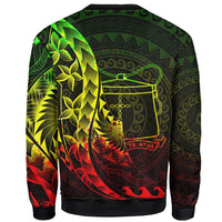 Tokelau Sweatshirt - Polynesian Pattern Style Reggae Color - Polynesian Pride