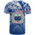 Samoa Polynesian T Shirt Independence Day Blue Version - Polynesian Pride