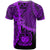 Samoa Polynesian Custom T Shirt Tribal Wave Tattoo Purple - Polynesian Pride