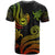 Northern Mariana Islands Custom T Shirt Polynesian Turtle With Pattern Reggae - Polynesian Pride