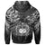 Samoa Polynesian ll Over Hoodie Eagle Tribal Pattern Black - Polynesian Pride