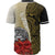 American Samoa Polynesian Custom Personalised Baseball Shirt - Coat Of Arm With Hibiscus Gold - Polynesian Pride