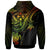 Kosrae Custom Zip up Hoodie Reggae Turtle - Polynesian Pride