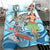 Vanuatu Bedding Set - Polynesian Girls With Shark - Polynesian Pride